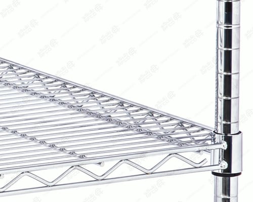 رفوف شبك كروم تايواني 4 ارفف حمولة 250kg لكل رف