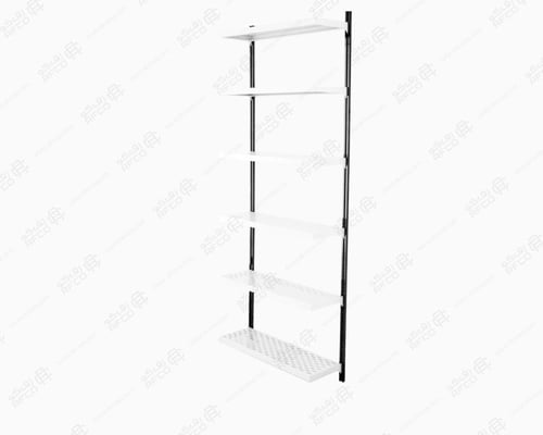 عمود تثبيت رفوف جدارية مفرز استيل