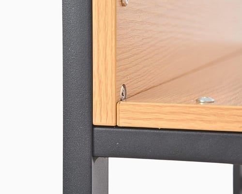 رفوف خشب 3 رف ارتفاع 110 سم