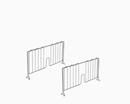 فاصل وسطي لرفوف الشبك الكروم