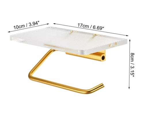 حامل منديل حمام على الجدار