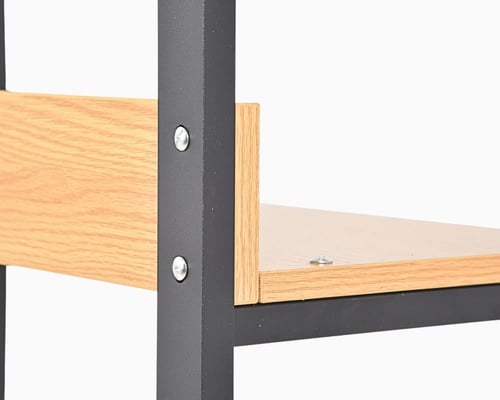 رفوف خشب 5 رف ارتفاع 180 سم