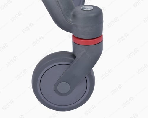 عربة تسوق بلاستيك رصاصي