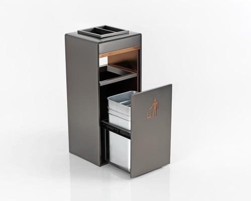 طفاية وسلة مهملات درج سحاب فندقية فاخرة