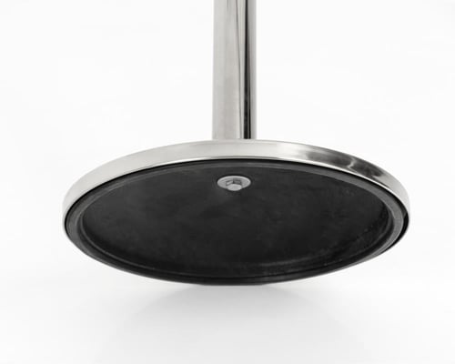 عمود سارية فضي قابل للتعديل حتى 2.5 متر