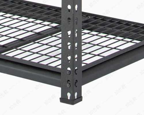 ارفف حديد اسود 4 رفوف شبك حمولة 200kg لكل رف