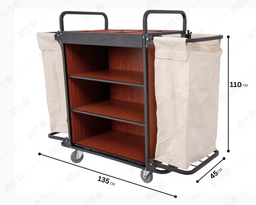 عربية نظافة خشب