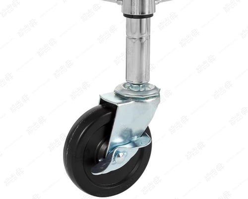 عجلات رفوف شبك كروم