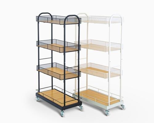 استاند 4 سلة مع خشب