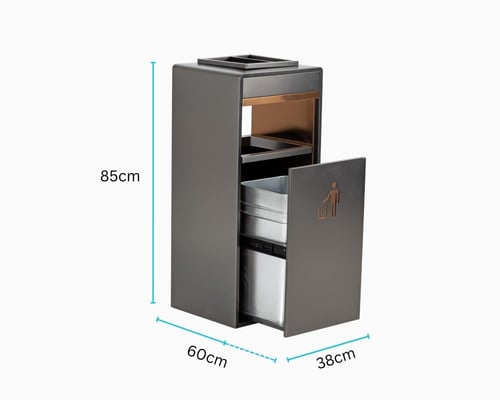 طفاية وسلة مهملات درج سحاب فندقية فاخرة