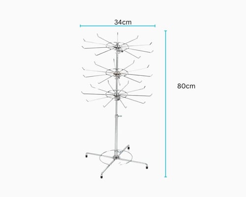 ستاند تعليق اكسسوارات على الطاولة 3 دور تايواني