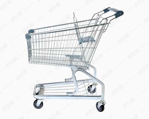 عربة تسوق يد عريض