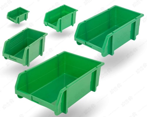 صناديق تخزين بلاستيكية قابلة للتكديس