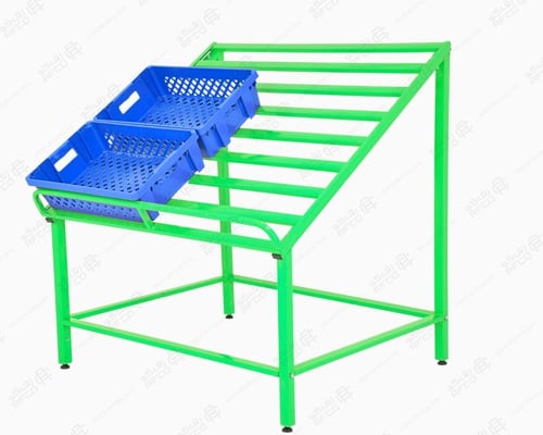 استاند خضروات حديد اخضر