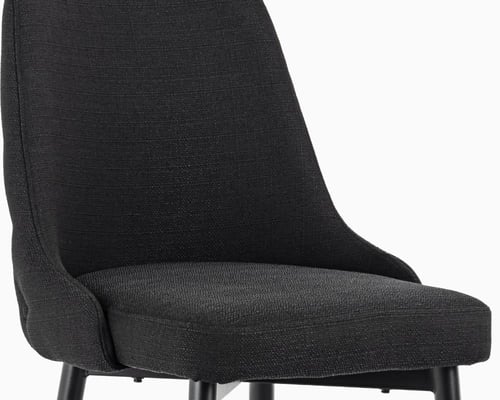 كرسي بار قماش اسود