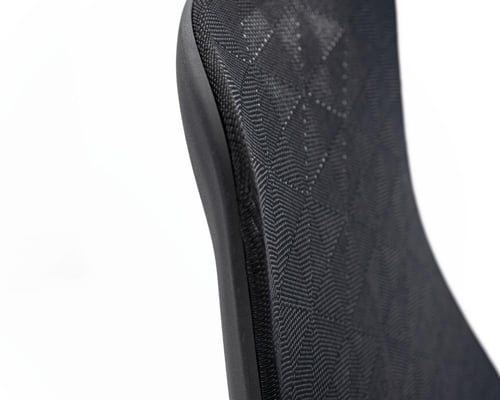 كرسي مكتبي ثابت شبك اسود