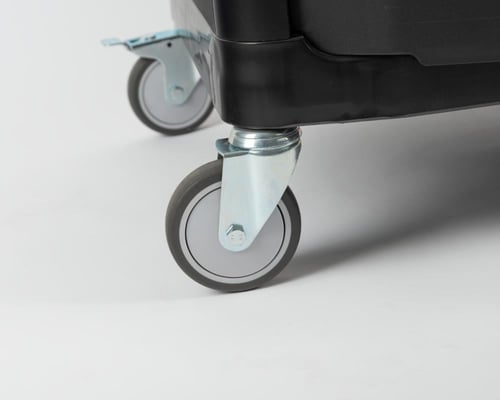 عربة خدمة بلاستيك مغلقة