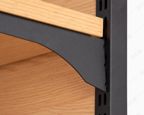 رفوف خشب جدارية مائلة مع اضاءة وحدتين 100 سم + 70...