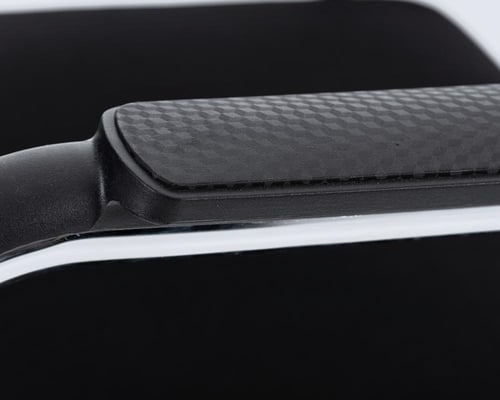 كرسي مكتبي ثابت شبك اسود