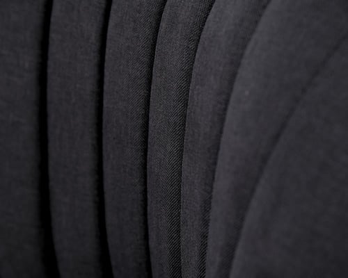 كرسي كاشير ابو يد قماش اسود