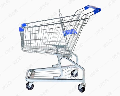 عربة تسوق يد عريض