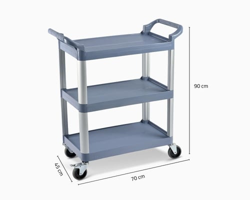 عربية تقديم بلاستيك رصاصي