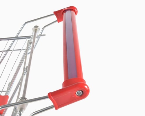 عربة تسوق يد عريض