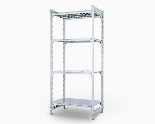 رفوف تخزين ثلاجات تبريد فايبر سادة