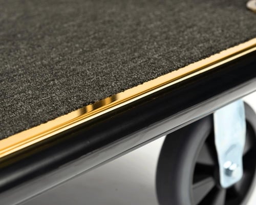 عربة استقبال ونقل حقائب فندقية كبير