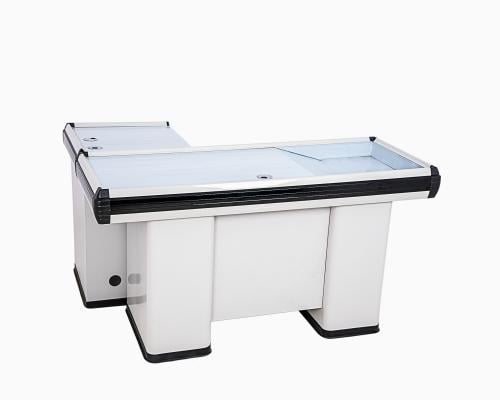 كاشير سوبر ماركت ابيض مستقيم 160.سم