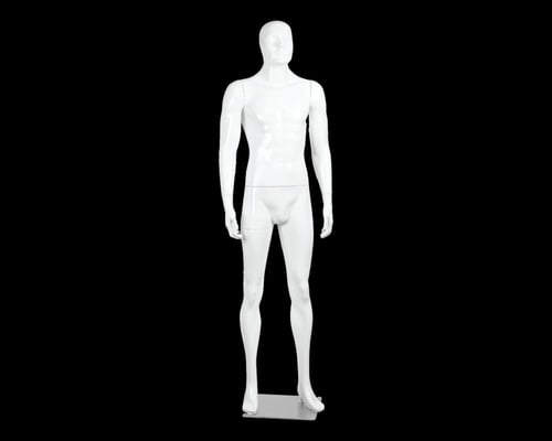 مانيكان رجالي بلاستيك براس وملامح