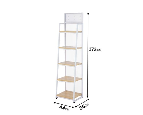 استاند 5 رف ظهر زجاج مخطط