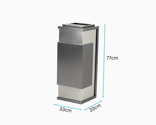 طفاية وسلة مهملات فندقية
