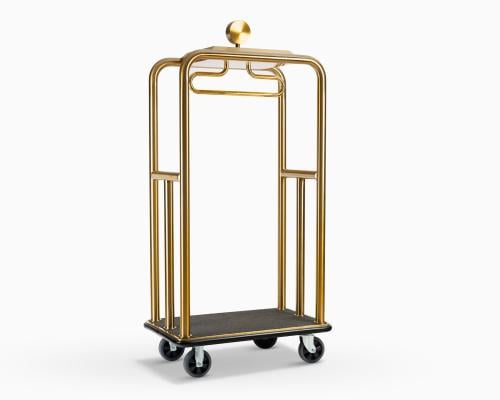 ترولي استقبال ونقل حقائب فندقية فاخرة صغير