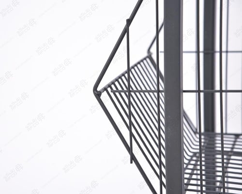 استاند سلات تسالي شبك بعجلات 60*40 سم