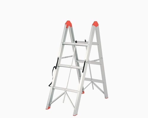 سلم المنيوم جهتين تصميم فرنسي