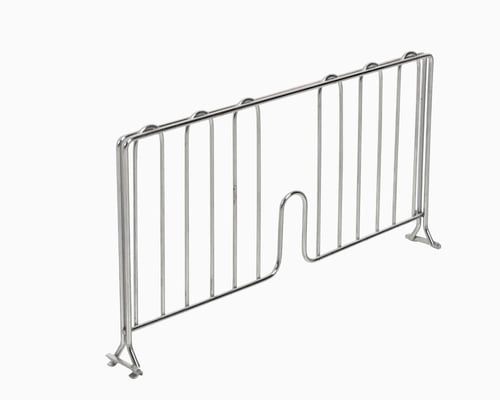 فاصل وسطي لرفوف الشبك الكروم