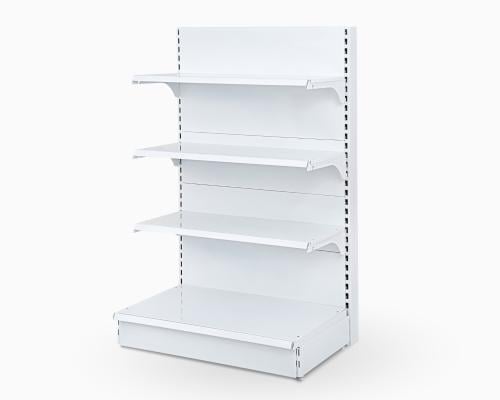 رفوف سوبرماركت جداري 100*35 سم ابيض