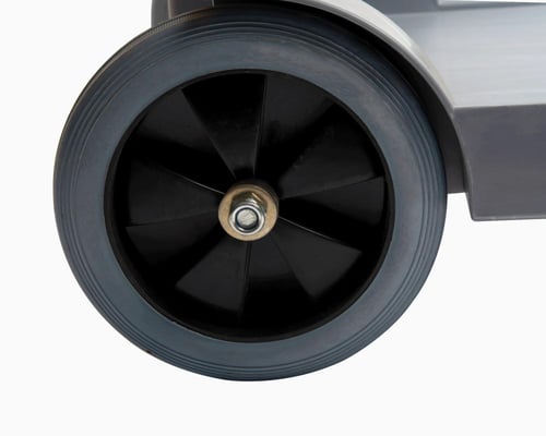 عربة نظافة كيس اصفر