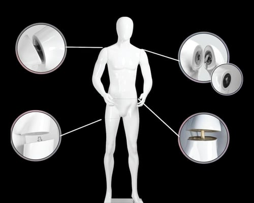مانيكان رجالي بلاستيك براس وملامح