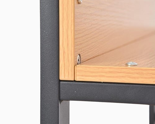 رفوف خشب 4 رف ارتفاع 145 سم