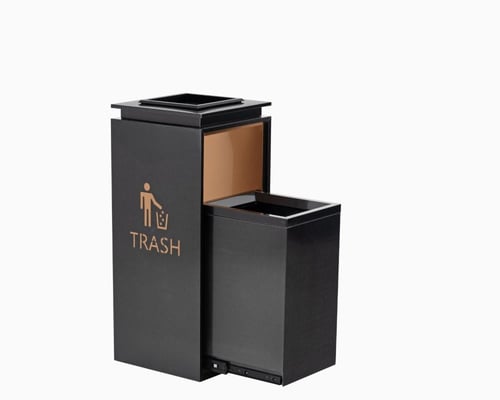 طفاية وسلة مهملات درج سحاب فندقية فاخرة