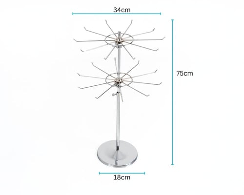 ستاند تعليق اكسسوارات على الطاولة 2 دور تايواني