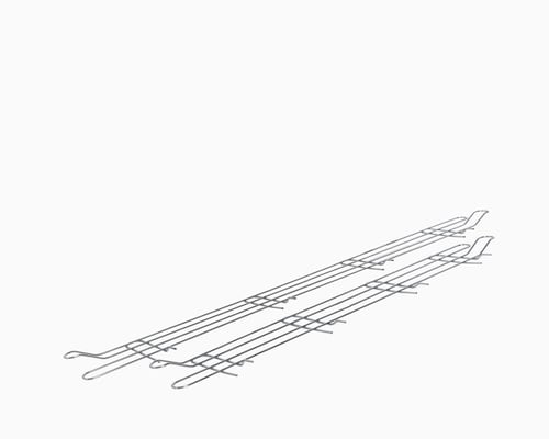 حواجز اطراف رفوف الشبك الكروم