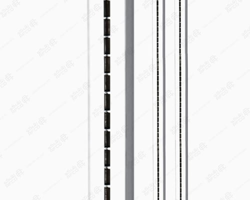عمود تثبيت رفوف جدارية مفرز استيل