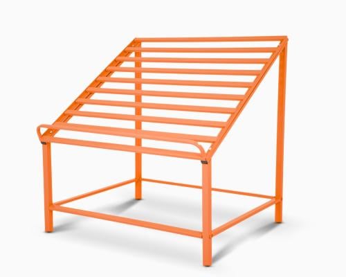 استاند خضروات حديد برتقالي