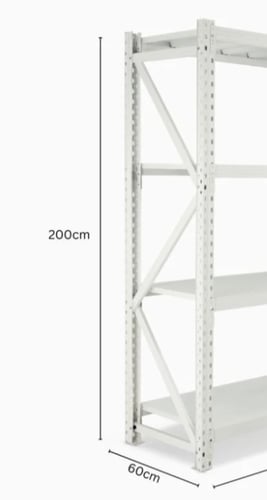 عمود وحدة رف تخزين حديد