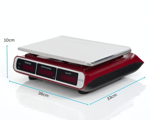 ميزان الكتروني تجاري شاشة رقمية 30 كيلو