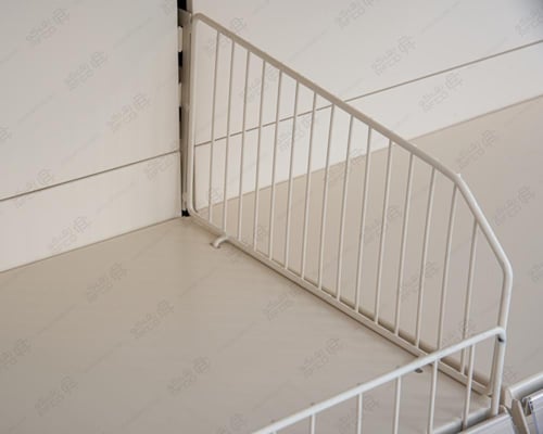 حاجز رف سوبرماركت حديد