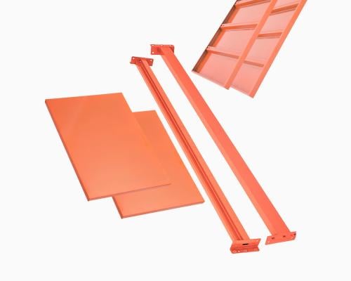 رف إضافي لوحدة رف تخزين حديد